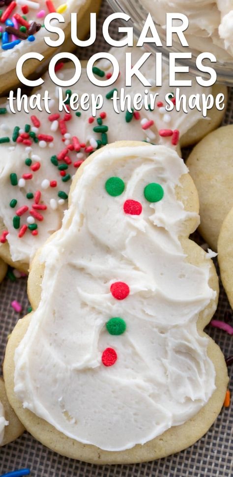 Soft Cut Out Sugar Cookies, Sugar Cookie Cutouts, Cut Out Sugar Cookies, Cut Out Sugar, Chocolate Chip Shortbread Cookies, Soft Cut, Toffee Cookies, Sugar Cookie Icing, Sugar Cookie Frosting