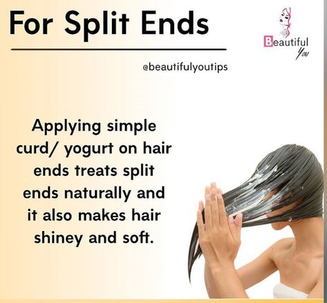 Split Ends Hair, Human Psychology, Hair Care Remedies, Clear Skin Face, Hair Growing Tips, Natural Hair Care Tips, Beauty Tips For Glowing Skin, Healthy Hair Tips, Healthy Skin Tips