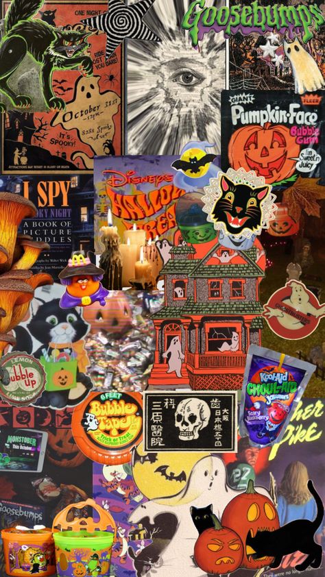 🍂🕸️🦇🎃🍫🪦🦴#shuffleinspo#halloween#nostalgia#holiday#childhood#halloweennostalgia#halloweenaesthetic#nostalgiaaesthetic#early2000s#aesthetic 2000’s Aesthetic Wallpaper, 2000 Halloween, Nostalgia Wallpaper, Halloween Nostalgia, Scooby Doo Mystery Inc, Vintage Halloween Art, Aesthetic Shuffles, Halloween Wallpaper Iphone Backgrounds, Halloween Bedroom