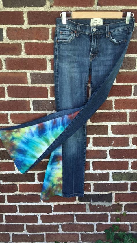 Elastic Waist Bell Bottom Jeans, Patchwork Bell Bottom Jeans, Mens Bell Bottom Jeans, Hippie Wide-leg Denim Bottoms, American Flag Bell Bottoms, Bell Bottom Jeans 10-12, Worn Jeans, Legging Jeans, Bottom Jeans