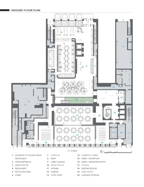 Ground floor plan Hotel Lobby Floor Plan Layout, Hotel Lobby Floor Plan, Lobby Floor Plan, Lobby Plan, Cafe Floor Plan, Restaurant Floor Plan, Restaurant Plan, Hotel Floor Plan, Hotel Lobby Design