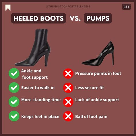 Comment “BEGINNER” to receive a list of beginner friendly heels ✨If you’re new to wearing heels, the thought of walking in them might seem a bit intimidating. But don’t worry, I’m here to help you. In this guide, I’ll share my top 10 picks for beginner-friendly high heels that won’t kill your feet. • • • #themostcomfortableheels #beginnerheels Heels Tips, Comfy Heels, Ankle Support, Foot Pain, Pressure Points, Boot Pumps, Heeled Boots, Top 10, High Heels