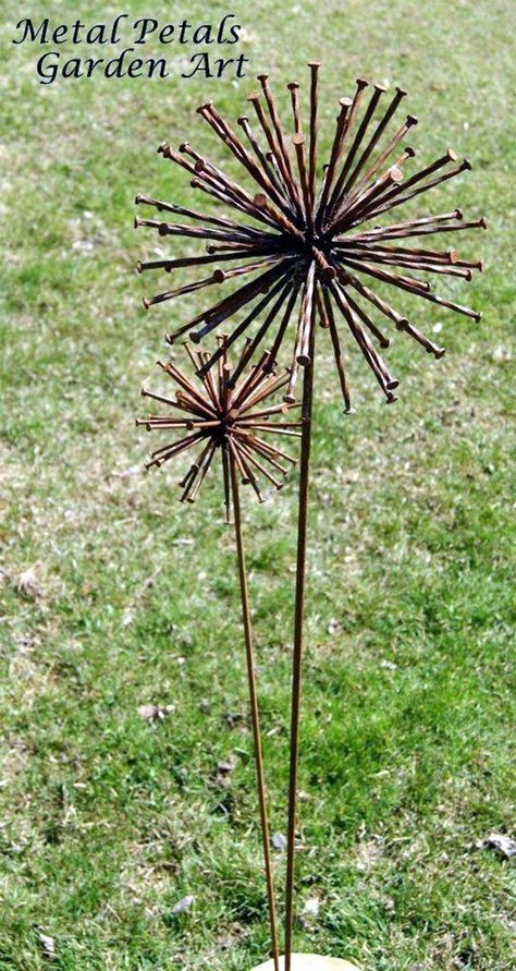 Metal Welding Art, Words Beautiful, Welding Art Projects, Metal Tree Wall Art, Metal Yard Art, Metal Welding, Rusted Metal, Metal Garden Art, Diy Fairy