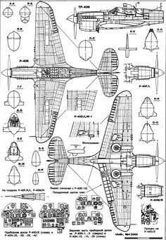 Curtiss P-40 Warhawk Blueprint - Download free blueprint for 3D ... Short Sunderland, Blackburn Buccaneer, P40 Warhawk, P 40 Warhawk, Rc Plane Plans, Rc Model Airplanes, Wwii Fighter Planes, Airplane Drawing, Wwii Fighters