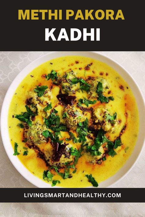 Methi Pakoda Kadhi is a delightful Indian dish that beautifully combines crispy fenugreek fritters with a tangy, spiced yogurt gravy. This comforting recipe is perfect for a cozy meal, offering a unique blend of flavors that will warm your heart and satisfy your taste buds.
#kadhi #kadhipakora #kadhipakoda #punjabikadhi #methi #pakora #pakoda #kadhichawal #winterindianrecipes #indianwinterdinnerrecipes #indianrecipesforwinter #wintercomfortfoodrecipesindian Kadhi Recipe, Curry Leaf Plant, Methi Recipes, Punjabi Cuisine, Plain Rice, Jeera Rice, Pakora Recipes, Full Fat Yogurt, Winter Comfort Food