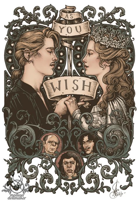 Princess Bride Art, Princess Bride Movie, Inigo Montoya, The Princess Bride, Princess Bride, Fantasy Movies, Doll Maker, Cultura Pop, The Princess