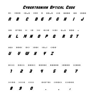 Disciples of Boltax: Cybertronian Optical Code, revealed! Cybertronian Alphabet, Cybertronian Language, Transformers Alphabet, Language Creation, Transformers Letters, Alien Alphabet, Ciphers And Codes, Fictional Languages, Calligraphy Letters Alphabet