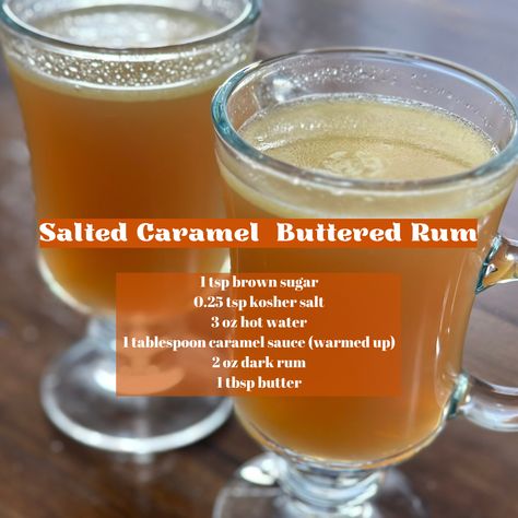 Discover the joy of homemade cocktails with our Salted Caramel Buttered Rum recipe. It's not just a drink, it's a winter ritual that soothes the soul. Pin it for those nights when only a mug of something heartwarming will do! Buttered Rum Recipe, Salted Carmel, Buttered Rum, Rum Recipes, Homemade Cocktails, Hot Buttered Rum, Winter Treats, Rum Cocktails, Caramel Syrup