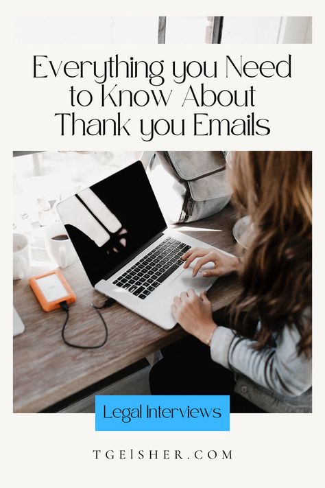 Ever wondered about sending thank you emails after legal interviews? To whom should you address the note? Should you send a letter or an email? Keep reading for the answers to everything you need to know about post-interview thank you emails. Interview Thank You Email, Interview Thank You, Thank You Email, An Email, Law School, A Letter, Need To Know, Interview, Thank You