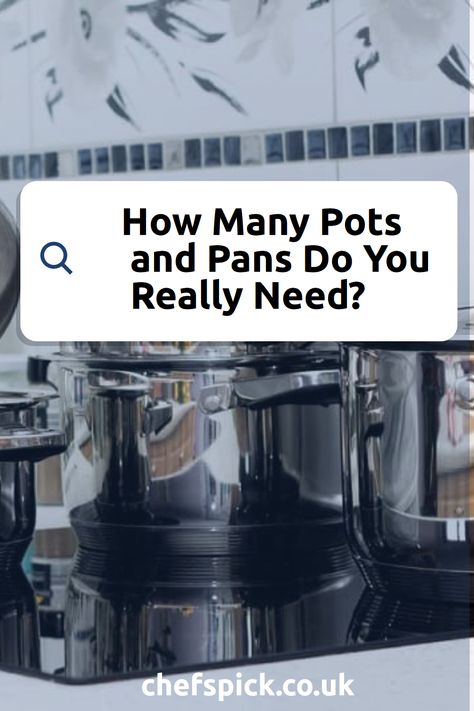 How many saucepans and frying pans do you really need? Find out in this guide to the number of pots and pans households need. Moving Out Of Home, Saucepans, Frying Pans, Roast Dinner, Cooking Set, Home Chef, Do You Really, Frying Pan, Pots And Pans