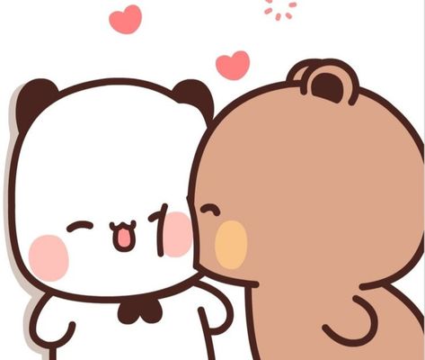 Cartoon Kiss, Cute Panda Cartoon, Quick Sketches, Cute Kiss, Cute Bear Drawings, Haiwan Lucu, Cute Panda Wallpaper, Cute Cartoon Images, Cute Emoji Wallpaper