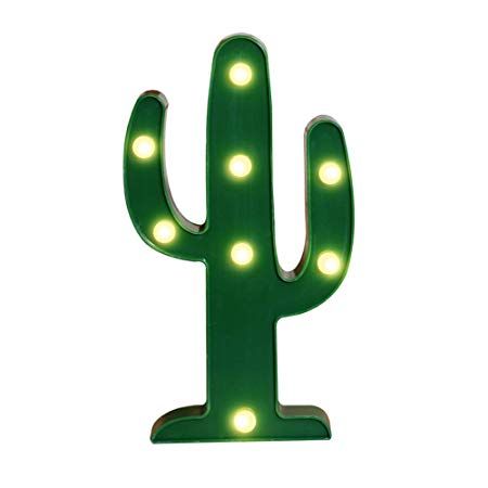 Cactus Lamp, Fiesta Party Supplies, Cactus Light, Night Table Lamps, Mexican Party Decorations, Cute Night Lights, Animal Party Theme, Halloween Tableware, Marquee Lights