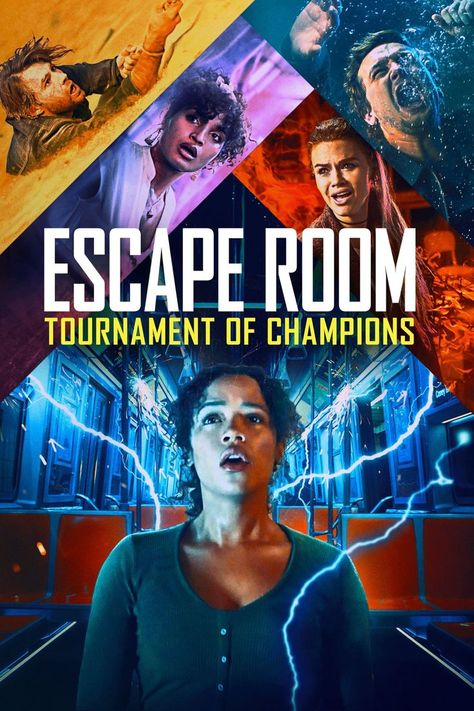 Escape Room: Tournament of Champions Escape Room Tournament Of Champions, Room Movie, Deborah Ann Woll, Movie Subtitles, Film Story, Taylor Russell, Movies And Series, Psychological Horror, English Movies