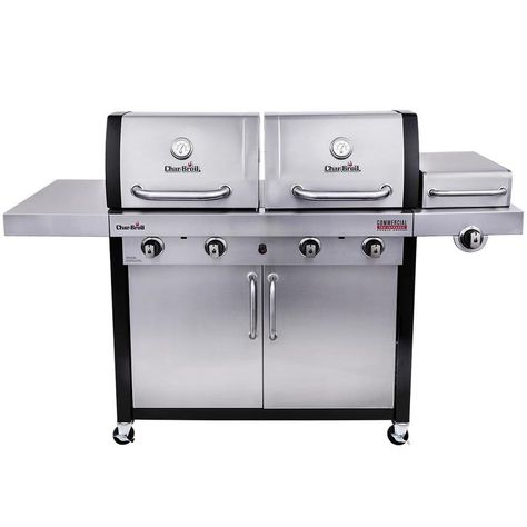 It's two grills in one. It's two identical gas grills in one. The Char-Broil Double Header is more gimmick that value. Find out why. Gas Barbecue Grill, Best Gas Grills, Natural Gas Grill, Gas Fire Table, Propane Grill, Propane Gas Grill, Stainless Steel Bbq, Grill Set, Keep Food Warm