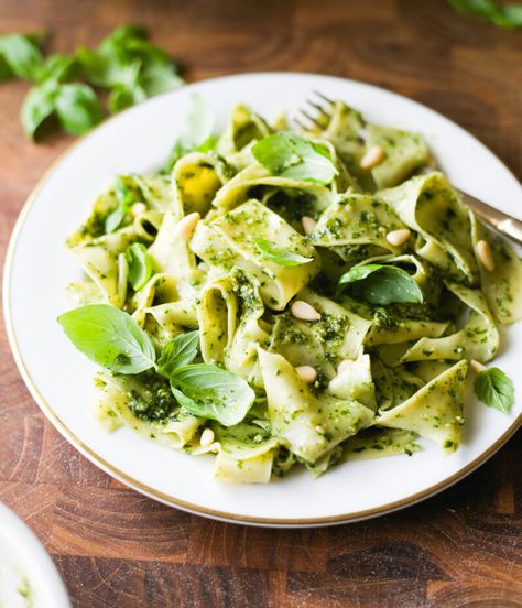 Pappardelle Pasta Recipe, Sourdough Pasta, Twisted Pasta, Pappardelle Recipe, The Clever Carrot, Clever Carrot, Vegan Pesto Pasta, Sauteed Chicken Breast, Classic Italian Pasta