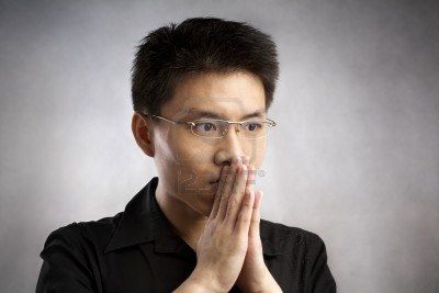 This nervous man represents how nervous Quasar was when he first embarked on his undercover mission using a false persona. Nervous Expression, Man Stock Image, Medium Contrast, Chinese Man, Illustrator Tutorials, Stock Photography Free, Photo Images, Okinawa, Image Gallery