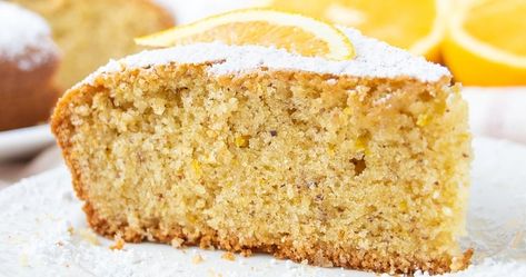 Vegan Olive Oil Cake Vegan Olive Oil Cake, Oil Cake Recipe, Orange Olive Oil Cake, Orange Olive Oil, Olive Oil Cake Recipe, Lemon Olive Oil Cake, Best Vegan Desserts, Milk Dessert, Sugar Free Vegan