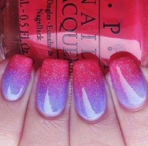 (nail art on we heart it) Shadow Nails, Lavish Nails, Fierce Nails, 2019 Nails, Ombre Nail Art Designs, Nail Glam, Nails 2016, Ombré Nails, Nails Ombre