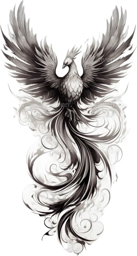 Line Up Tattoo, Raising Phoenix Tattoo, Pheonix Tattoo Stencils, Phoenix Tattoo Stencil, Tattoo Pheonix, Small Tattoo Cover Up Ideas, Devil Tattoo Design, Feniks Tattoo, Tattoos Fish