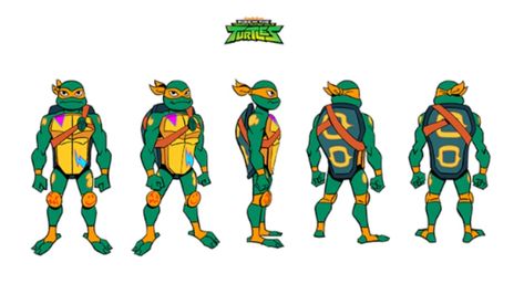 Michelangelo (Rise of the TMNT)/Gallery | TMNTPedia | Fandom Rise Of The Teenage Mutant Ninja Turtles Character Design, Tmnt Character Sheet, Rottmnt Mikey Reference Sheet, Rottmnt Art Study, Rottmnt Character Sheet, Rottmnt Reference Sheet, Character Model Sheet Turnaround, Rottmnt Character Design, Rottmnt Sketches