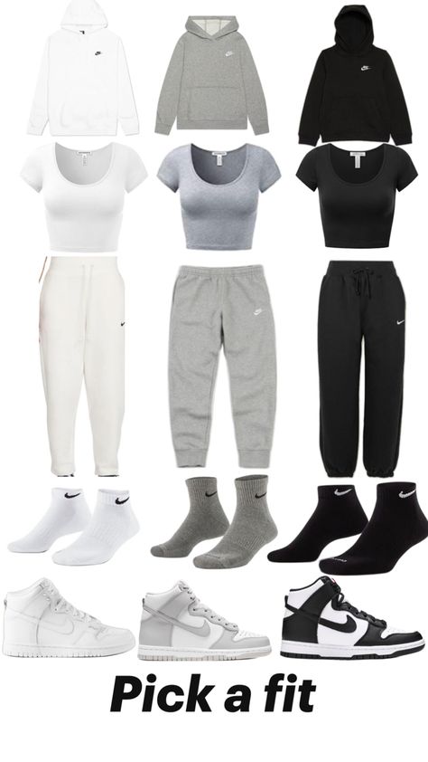 Everyday Outfits Fall, Dunks Outfit, Gymwear Outfits, Teen Swag Outfits, Casual Shoes Outfit, Cute Nike Outfits, Latina Fashion Outfits, Nike Fit, Casual Preppy Outfits