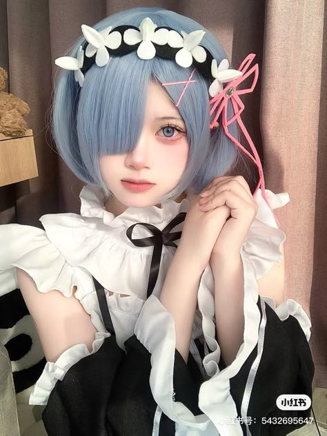 Rem Cosplay, Face Model, Samurai Anime, Cosplay Inspiration, Zero Wallpaper, Model Ideas, Kawaii Cosplay, Cosplay Characters, Amazing Cosplay