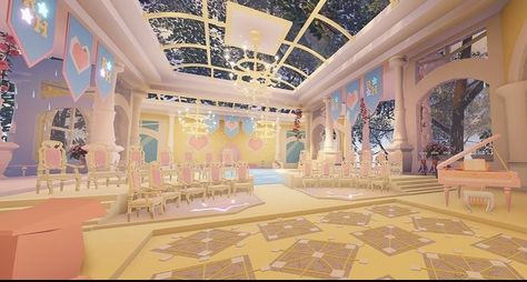 Royale High Realms, Royale High New School Pictures, New School Royal High, New Royale High School, Princess School Aesthetic, Royale High Campus 3, Royal High New School, Royale High Locker, Royale High Locker Ideas