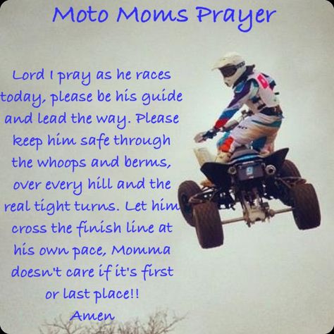 Quad Racing, Atv Quotes, Motocross Mom, Dirt Bike Quotes, Moto Mom, Kids Atv, Moto Scrambler, Racing Quotes, Bike Quotes