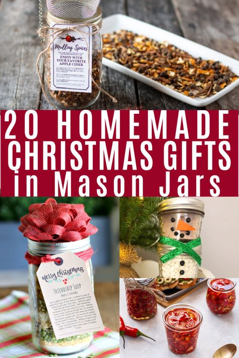 Homemade Christmas Gifts Food, Gifts In Mason Jars, Mason Jar Gifts Recipes, Jar Food Gifts, Christmas Jar Gifts, Cookie Mixes, Mason Jar Christmas Gifts, Hot Chocolate Gift, Homemade Food Gifts