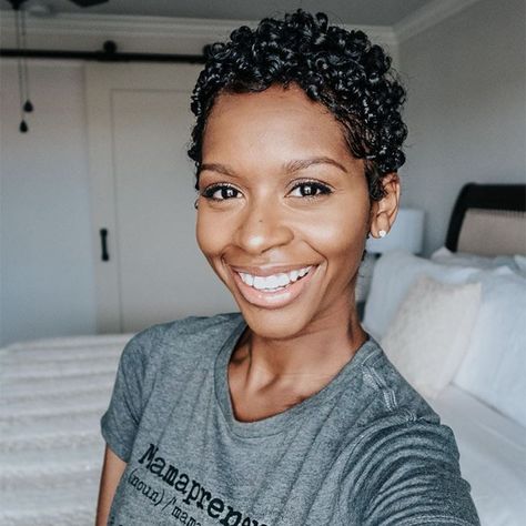 Short Natural Curls, Big Chop Hairstyles, Big Chop Natural Hair, Black Pixie Cut, Natural Haircuts, The Big Chop, Short Natural Haircuts, Short Natural Curly Hair, Tapered Natural Hair