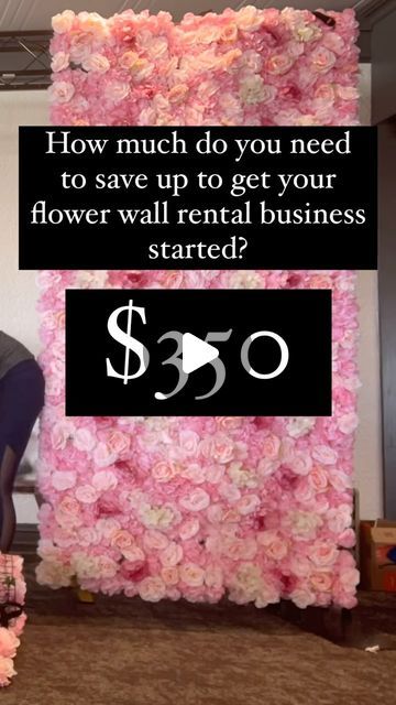 I know a big deterrent for a lot of women when starting a flower wall rental business is the startup cost 💵 but what if I told you that you could start with just $350?!  The structural frame I use for all of my rentals is over $1k… but you don’t have to start with that! I’ll show you how to get all the supplies for my most popular wall for around $350. ✨ Flower Wall Business, How To Make Flower Wall, How To Make A Flower Wall, Diy Flower Wall Backdrop How To Make, Backdrop Business, Flower Wall Rental, Diy Flower Wall, Business Research, Business Setup