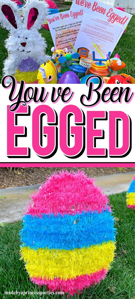 Don't let this Easter go by without EGGing your neighbors! You've Been EGGed is a fun Easter tradition you and your neighbors will love! Download your free printables today. via @madebyaprincess Easter Neighborhood Ideas, You’ve Been Egged Ideas, You’ve Been Egged, Youve Been Egged, Easter Themed Recipes, Easter Egg Decorating Party, Printable Easter Activities, Neighborhood Gifts, Easter Activity