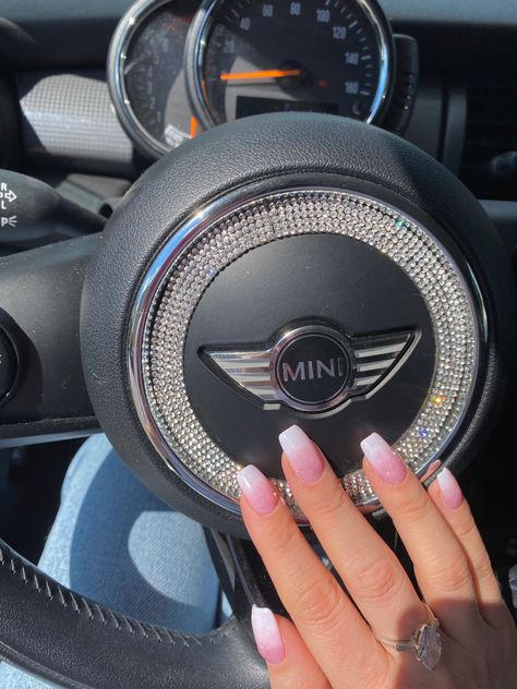 Mini Cooper Wallpaper, Mini Cooper Interior, Mini Cooper Accessories, Cooper Car, Bling Car Accessories, New Car Accessories, Girls Driving, Mini Copper, Cool Car Accessories