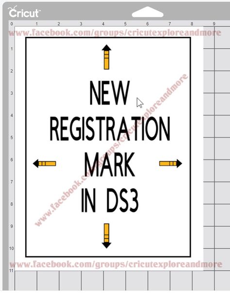 New PrintThenCut Registration Marks in DS3 Registration Marks, Cricut Air, Cricut Explore Air 2, Cricut Explore Air, Cricut Explore, New Print, Design Space, Make Sure, Cricut Design