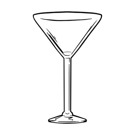 Cocktail Glass Drawing, Martini Glass Drawing, Glass Drawing, Glass Png, Mo Design, Shirt Maker, Cocktail Glass, Layout Template, Create T Shirt