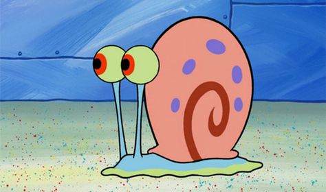 Gary From Spongebob, Gary Snail, Wallpaper Spongebob, Pet Snails, Spongebob Drawings, Spongebob Painting, سبونج بوب, Spongebob Wallpaper, Reaction Memes