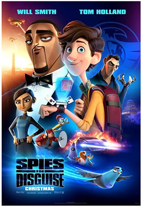 Spies in Disguise - Who wouldn't want to be turned into a pigeon!? I enjoyed it this movie. Spies In Disguise, Full Mon, Blue Sky Studios, Zombie Land, Rashida Jones, Rachel Brosnahan, Mark Ronson, Tv Program, Film Anime