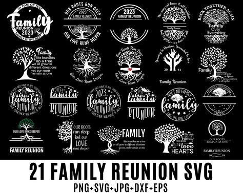 Family Reunion Tshirt Design, Reunion Tshirt Design, Family Reunion Tshirt, Family Reunion Logo, Family Reunion Tshirts, Family Reunion Shirts Designs, Family Reunion Svg, Tree With Roots, Svg Tree