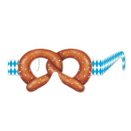 Pretzel Eyeglasses Party Accessory (1 count) (12/Pkg) German Funny, Oktoberfest Party Decorations, Oktoberfest Decorations, Outdoor Plates, Unique Eyeglasses, Festival Pictures, Salted Pretzel, Outdoor Drinkware, Oktoberfest Outfit