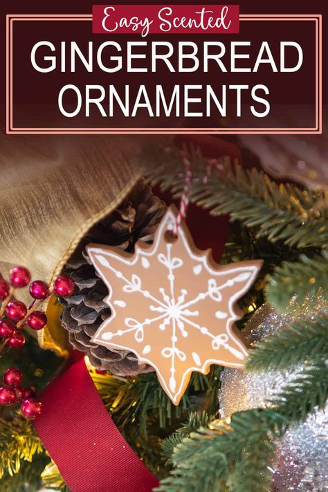 Gingerbread Diy Ornaments, Gingerbread Ornaments Recipe, Diy Gingerbread Ornaments, Diy Gingerbread, Gingerbread Christmas Tree, Gingerbread Diy, Food Ornaments, Gingerbread Ornaments, Christmas Hacks