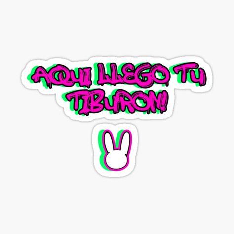 Bunny Wallpaper, Bad Bunny, Diy Stickers, Lululemon Logo, Allianz Logo, Retail Logos, Sticker Design, Vinyl Decal Stickers, Vinyl Sticker