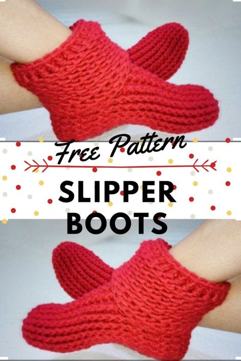 Easy Crochet Slipper Boots (Free Pattern & Video Tutorial) – Littlejohn's Yarn Crochet Slipper Boots Free Pattern, Crochet Slippers Adult Free Pattern, Boot Pattern, Crochet Slipper Boots, Easy Crochet Slippers, Crochet Slipper, Crochet Socks Pattern, Crochet Slippers Free Pattern, Crochet Shoes Pattern