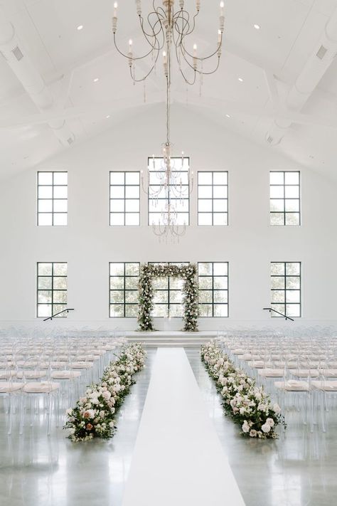 Simple Church Wedding, Event Venue Design, Church Wedding Flowers, Wedding Color Pallet, Indoor Wedding Receptions, Modern Wedding Venue, Indoor Wedding Ceremonies, Aisle Runner, Future Wedding Plans