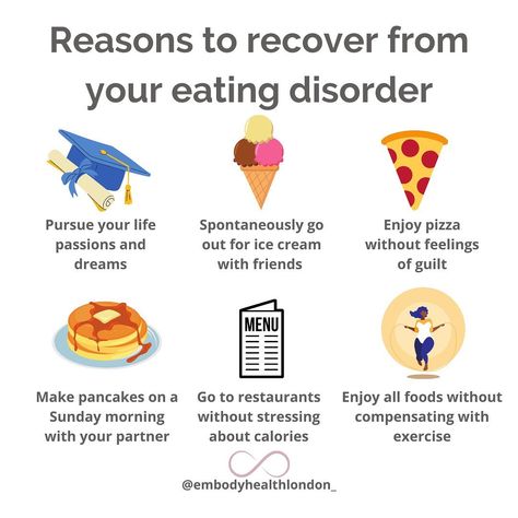 Cassie & Ariana | Dietitians on Instagram: “SAVE THIS POST 💗 When ever you are doubting your journey, or if recovery feels overwhelming, come back to this post and remember WHY you…” Peaceful Relationship, Fun Pancakes, Food Freedom, Positive Body Image, Pizza Night, Emotional Wellbeing, Intuitive Eating, Free Consultation, Body Image