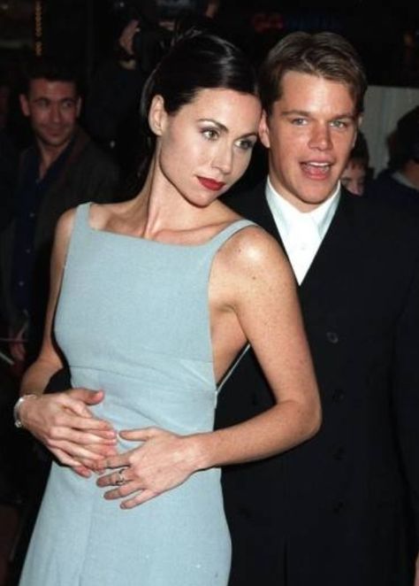 Matt Damon's relationship with Minnie Driver started on Good Will Hunting and ended on Oprah when he spilled the beans that he was dating Winona Ryder - ouch! Friend With Benefits, Emilio Estevez, Minnie Driver, Good Will Hunting, Regular People, Past Love, Couple Travel, Matt Damon, Demi Moore