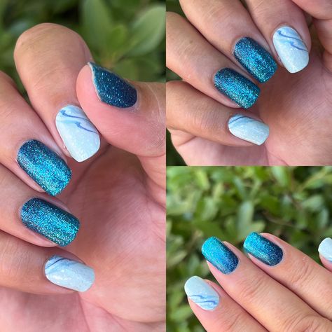 High tide and north shore Colorstreet High Tide, Color Street High Tide Mixed Mani, High Tide Color Street, Color Street High Tide, Color Street Mixed Mani, Mixed Mani, Street Nails, High Tide, Color Street Nails