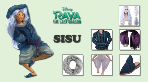 Sisu Costume, Mexican Baja Hoodie, Raya And The Last Dragon, The Last Dragon, Blue Loafers, Dragon Costume, Baja Hoodie, Water Dragon, Run Disney