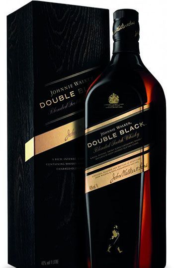 johnnie-walker-double-black-gear-patrol Johnnie Walker Double Black, Johnnie Walker Whisky, Blended Scotch Whisky, Double Black, Whiskey Drinks, Cigars And Whiskey, Scotch Whiskey, Whiskey Cocktails, Johnnie Walker