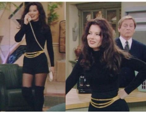 Fran Drescher Inspired Outfits, Fran Fine Black Dress, Fran Dresser Outfits, Ms Fine Outfits, Fran Fine Season 1, Fran Fine Outfits Aesthetic, Fran Drescher Costume, The Nanny Christmas Outfit, The Nanny Hairstyles