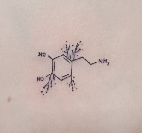 Tattoo adhd adrenaline Noradrenaline Tattoo, Chemical Tattoo, Chemical Imbalance, Chemical Formula, Doodles, Tattoos, Quick Saves